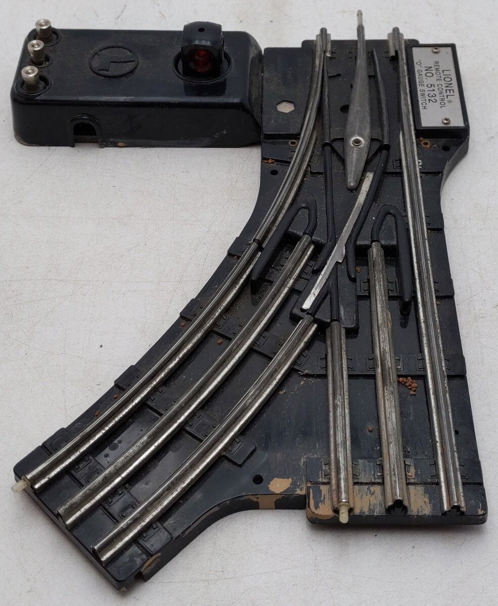 Lionel 6-5132 O O31 Right Hand Remote Control Switch Turnout VG