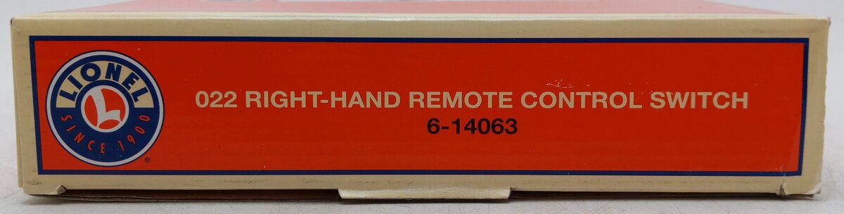 Lionel 6-5132 O O31 Right Hand Remote Control Switch Turnout VG