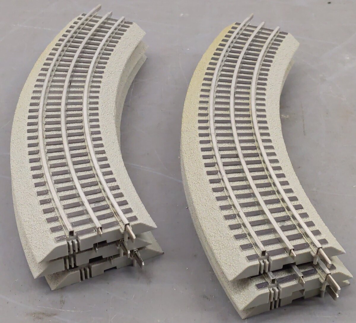 Lionel 6-12015 FasTrack O36 45-Degree Curved Track [6] VG