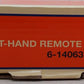 Lionel 6-14063 O 31" Remote-Control 022 Right Hand Switch Turnout VG/Box