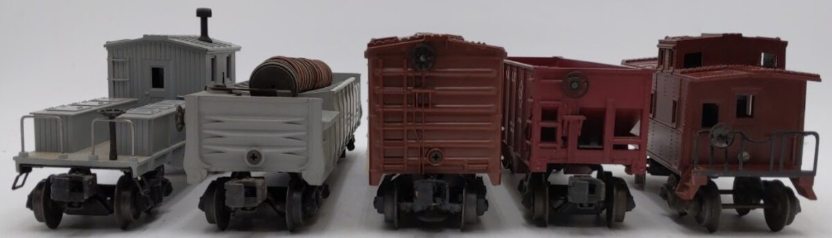 Lionel 6419, 6456, 6225, 36621 & 6037 O Gauge Freight & Operating Cars [5] VG/Box