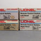 Lionel O Assorted Remote Control Switches 5-5121, 5-5122 [4] VG/Box