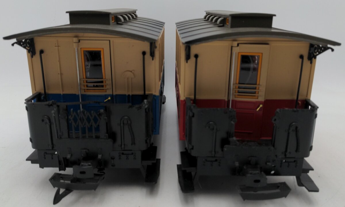 LGB 20301 G Scale Steam Passenger Train #2 Red & Blue Only
