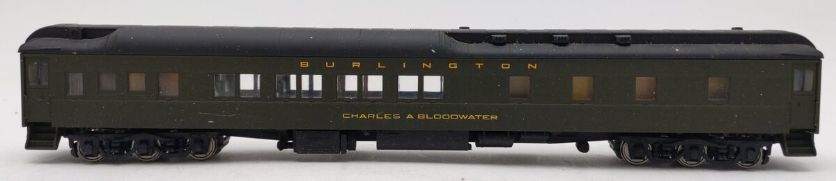 Walthers 932-10053 HO Scale Custom Burlington Pullman Heavyweight Passenger Car EX