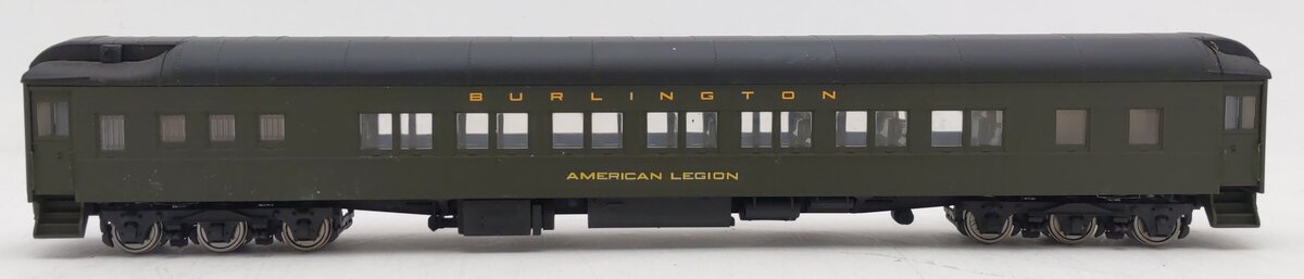 Walthers 932-10203 HO Scale Custom Burlington Pullman Heavyweight Passenger Car EX
