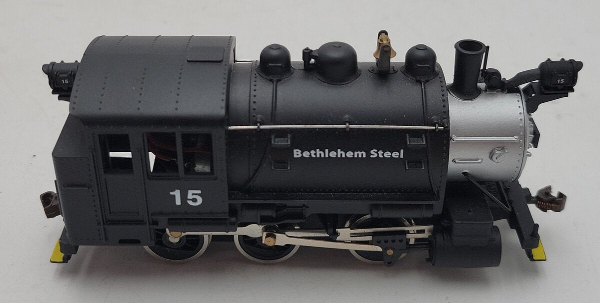 Mantua 393006 HO Bethlehem Steel 0-6-0 Powered Tank Switcher #15 EX/Box