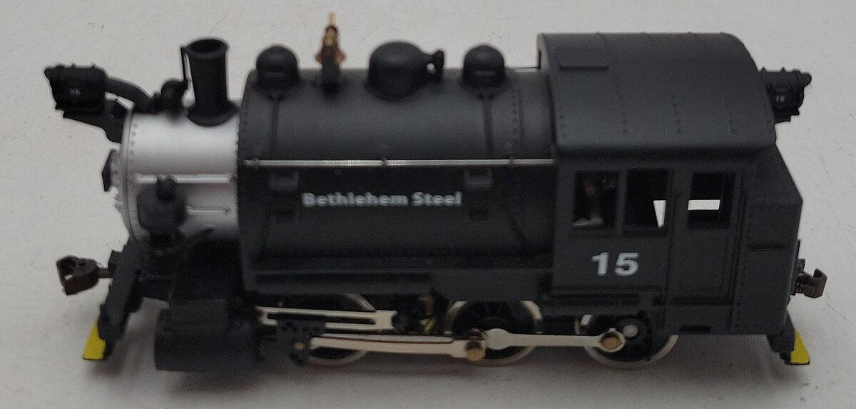 Mantua 393006 HO Bethlehem Steel 0-6-0 Powered Tank Switcher #15 EX/Box