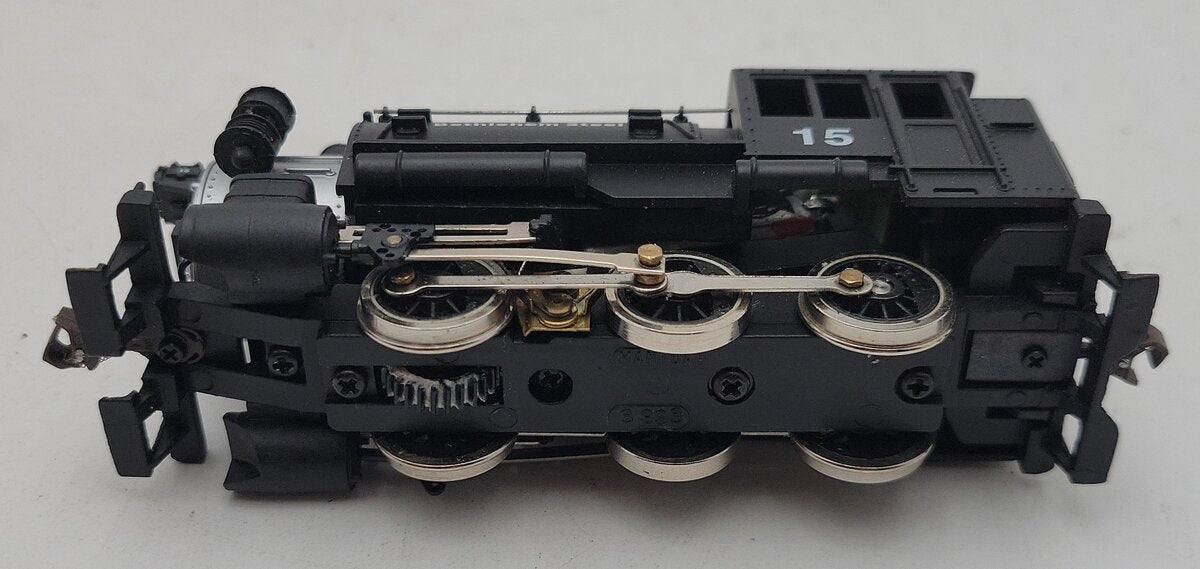 Mantua 393006 HO Bethlehem Steel 0-6-0 Powered Tank Switcher #15 EX/Box