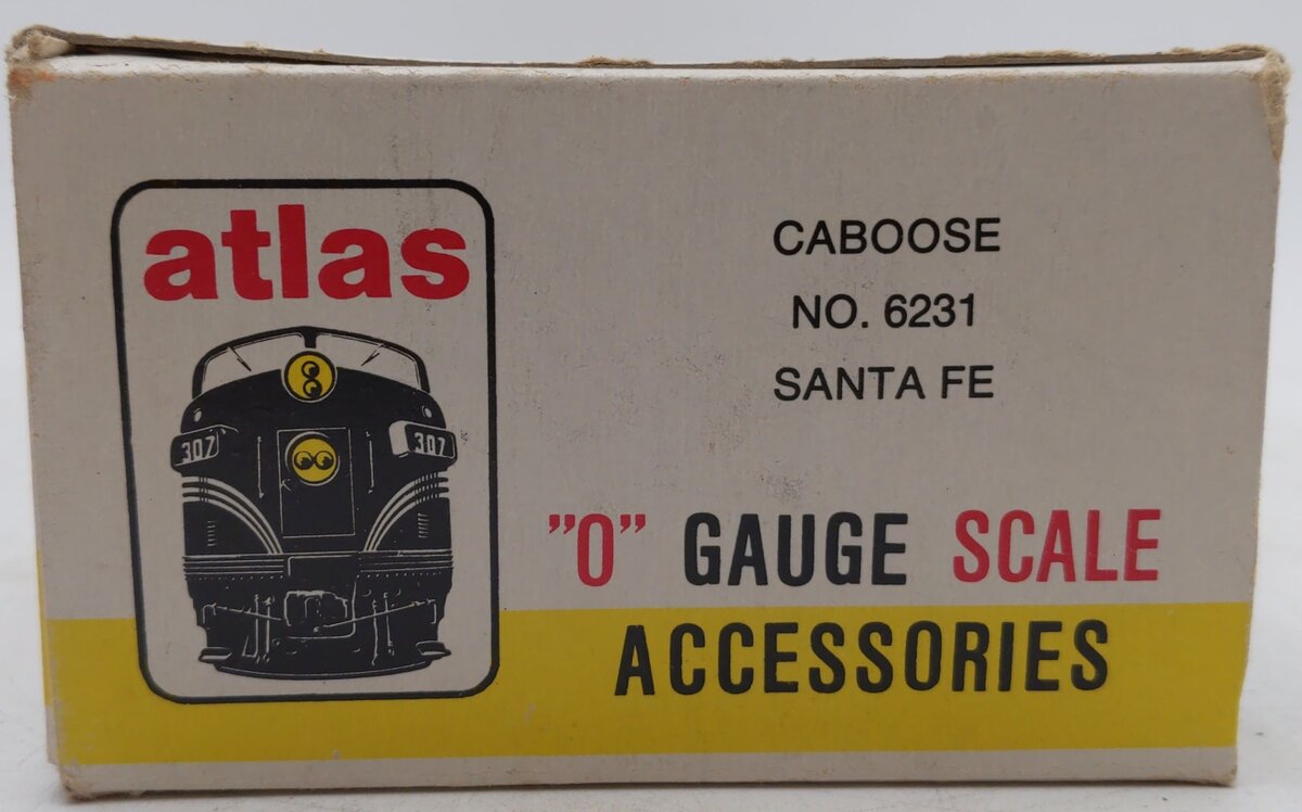 Atlas 6231 O Scale Santa Fe Caboose #999246- 2-Rail EX/Box