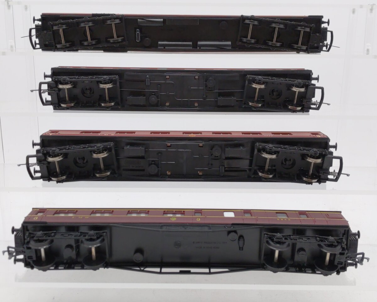 Hornby & Airfix Assorted OO Scale London Midland & Scottish Passenger Cars [4] EX