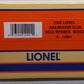 Lionel 6-19991 O Gauge LRRC Gold Member Box Car EX/Box