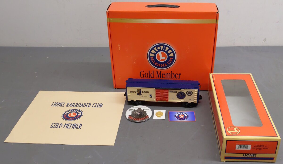 Lionel 6-19991 O Gauge LRRC Gold Member Box Car EX/Box