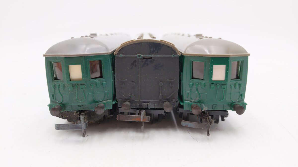 Tri-Ang Assorted OO Scale London Midland & Scottish Motor Coach & Coach cars [3] EX/Box