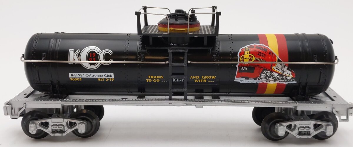 K-Line K90003 O Gauge K-Line Collectors Club Black Single Dome Tank Car EX/Box