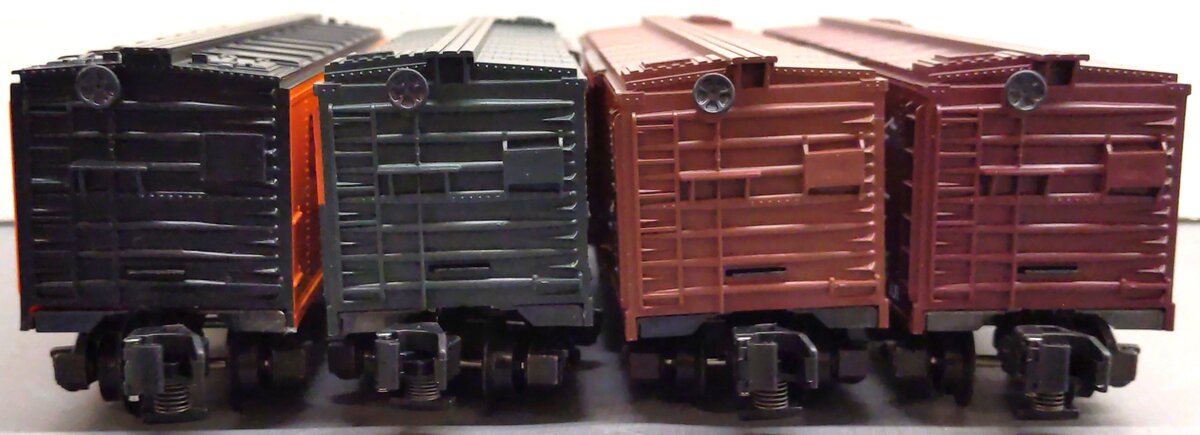 American Flyer S Assorted Freight Cars: 48300, 48200, 48205, 48328 [4] LN/Box
