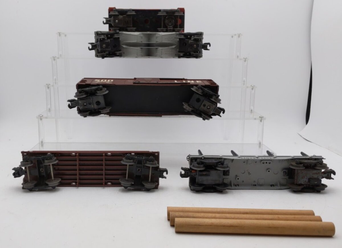 Lionel 6456, 2411, 3494-625 & 6257 Vintage O Gauge Postwar Freight Cars [5]