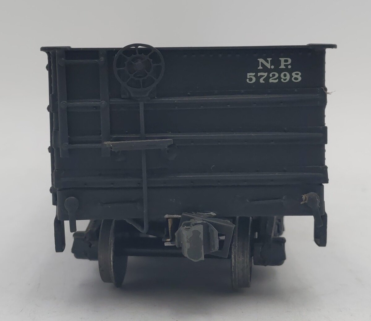 O Scale BRASS Northern Pacific Drop Bottom Gondola #57298 [2-Rail] EX