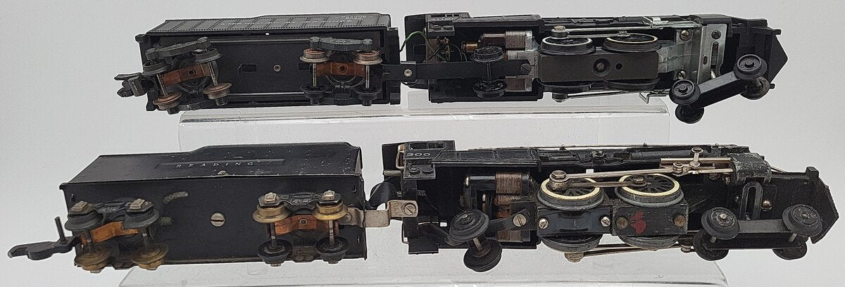 American Flyer Vintage S Reading Atlantic 4-4-2 Steam Locomotives & Tenders [2] VG