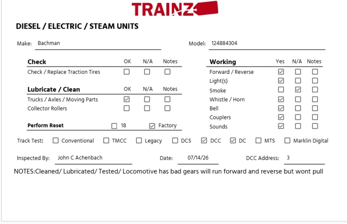 Bachmann 84304 Frisco 2-10-0 w/DCC & Sound #1630 EX