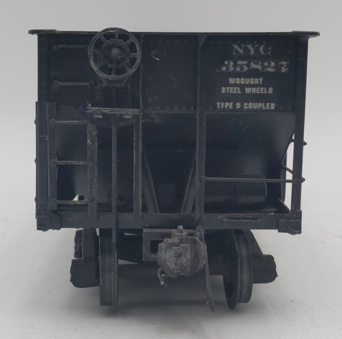 O Scale BRASS NYC Hopper #935827 - Painted [2-Rail] VG