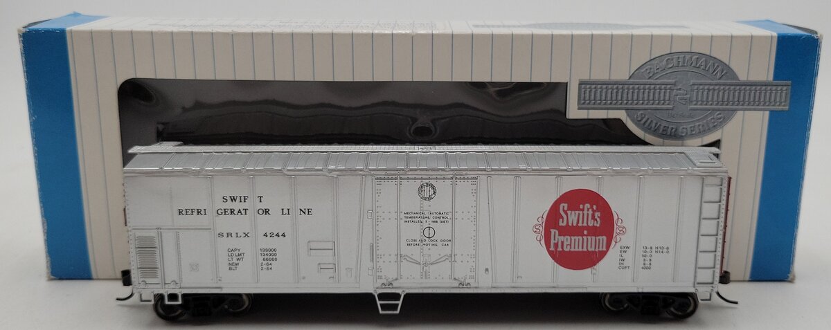 Bachmann 17936 HO Scale Swift Premium 50' Steel Refrigerator Car LN/Box
