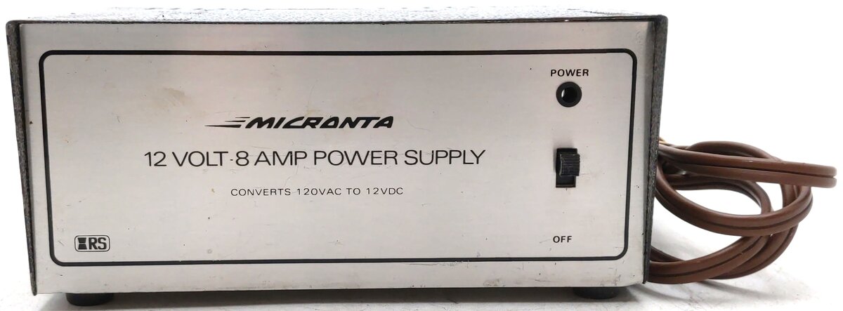 Micronta 12volt 8amp Power Supply EX