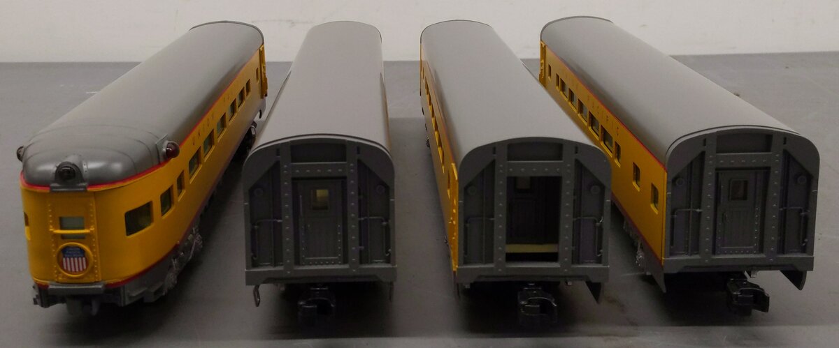 Lionel 6-39146 O Gauge Union Pacific Aluminum Passenger Car 4-pack LN/Box