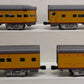 Lionel 6-39146 O Gauge Union Pacific Aluminum Passenger Car 4-pack LN/Box