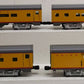Lionel 6-39146 O Gauge Union Pacific Aluminum Passenger Car 4-pack LN/Box