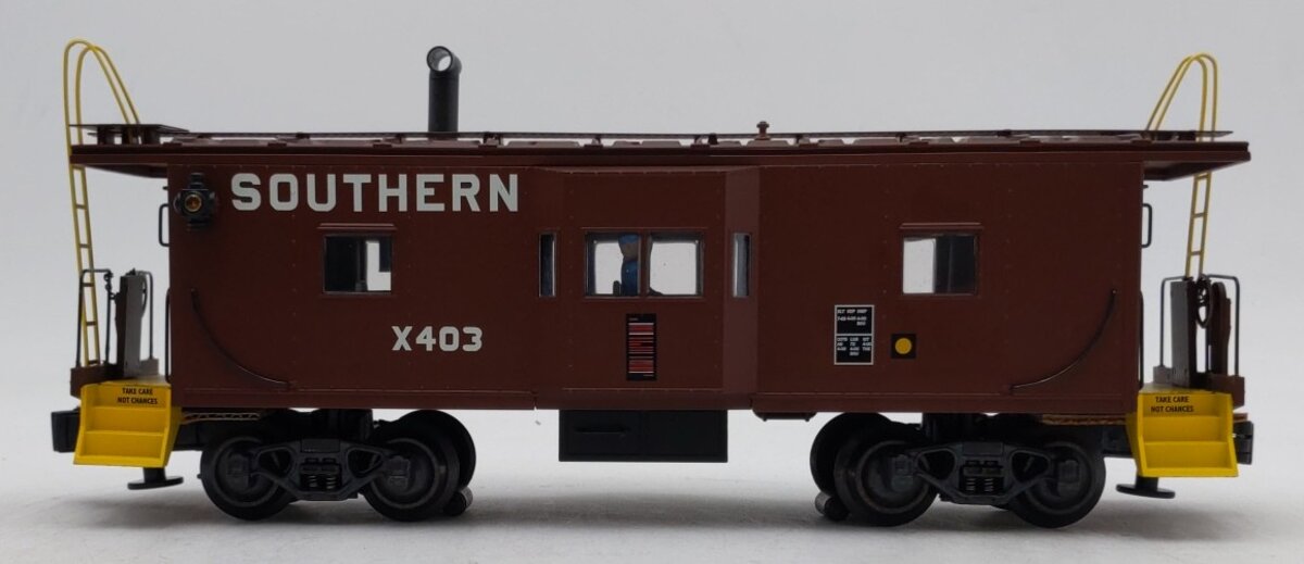 K-Line K612-2011 O Gauge Southern Bay Window Illuminated Caboose EX/Box