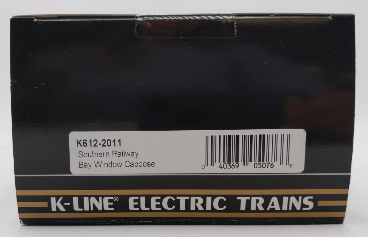 K-Line K612-2011 O Gauge Southern Bay Window Illuminated Caboose EX/Box
