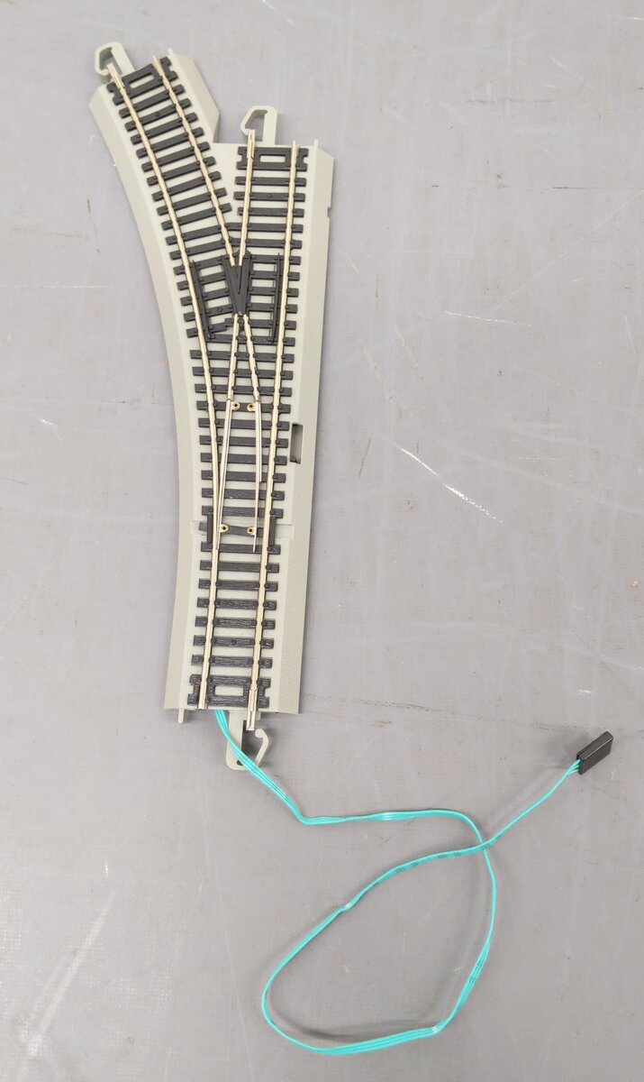 Bachmann HO Assorted E-Z Track  Left & Right Switches [6] LN