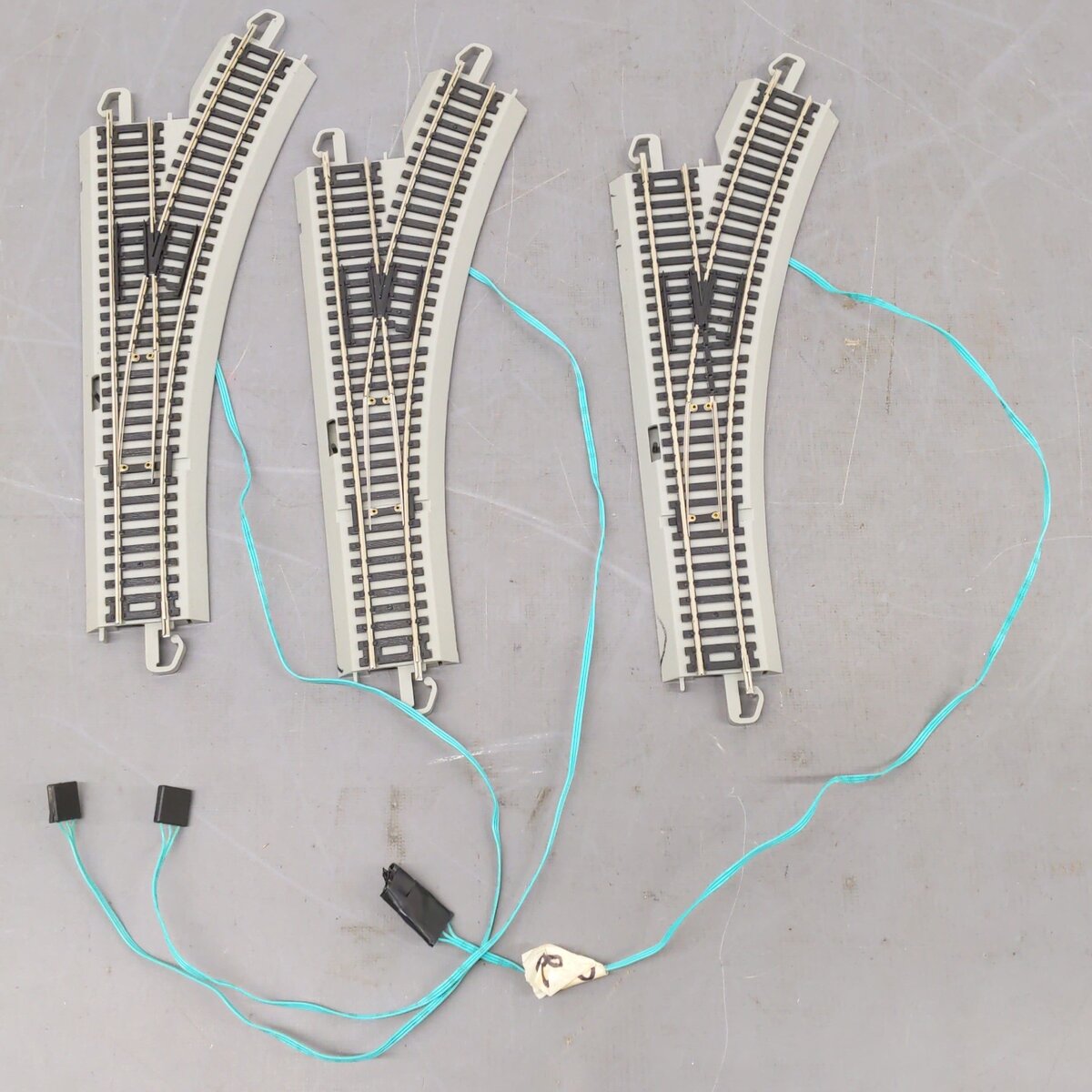 Bachmann HO Assorted E-Z Track  Left & Right Switches [6] LN
