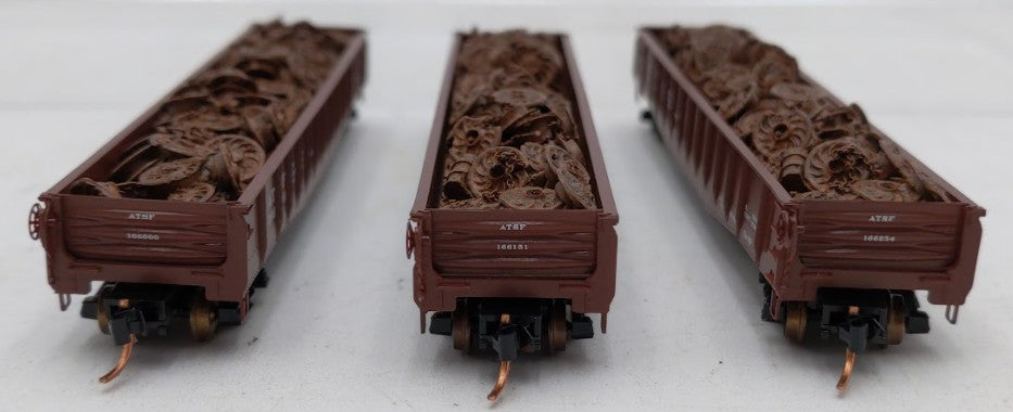 Micro-Trains PNS0073 N Scale Santa Fe (ATSF) GA-68 Gondola 3 Pack LN/Box