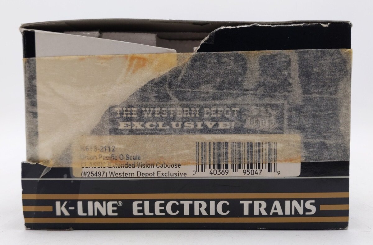 K-Line K613-2112 O Union Pacific Extended Vision Caboose #25497 LN/Box