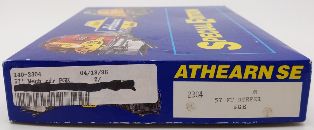 Athearn 2304 HO FGE 57' Reefer Cars -Assembled (Set of 2) EX/Box