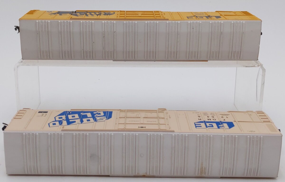 Athearn 2304 HO FGE 57' Reefer Cars -Assembled (Set of 2) EX/Box