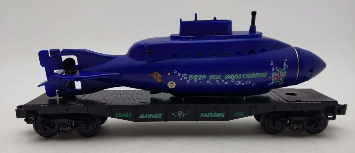 Lionel 6-39486 O Gauge Deep Sea Challenger Submarine Car LN/Box
