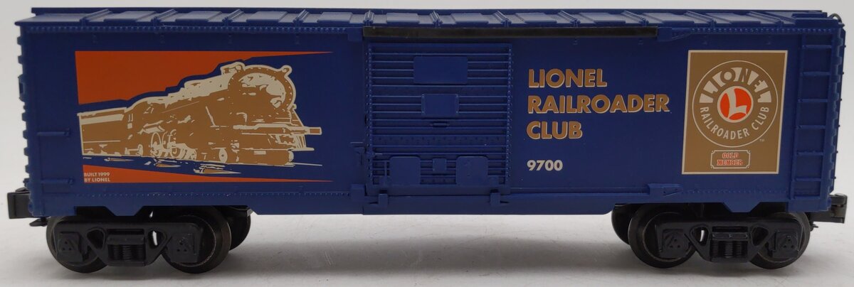 Lionel 6-19978 O Gauge Lionel RR Club LRRC Gold Member Boxcar #9700 EX