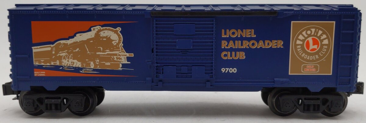 Lionel 6-19978 O Gauge Lionel RR Club LRRC Gold Member Boxcar #9700 EX
