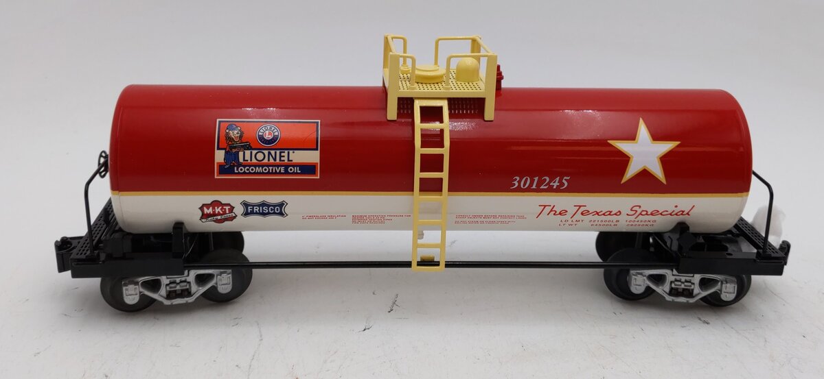Lionel 6-58550 O Gauge MLR Texas Special Unibody Tank Car #301245 LN/Box