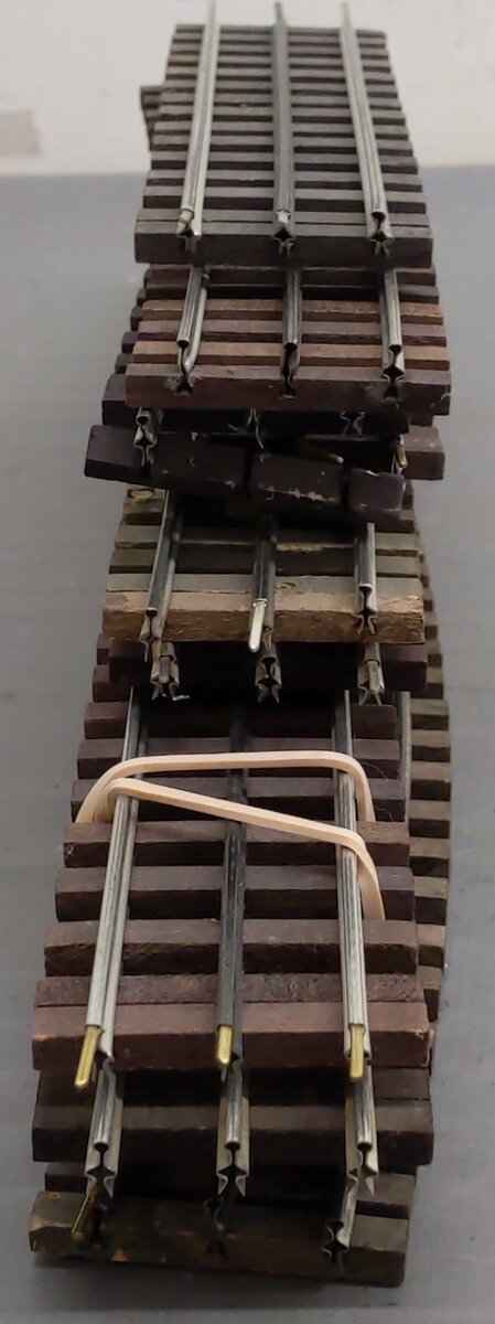 Assorted O Gauge Straight Track Sections [10]