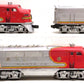 Lionel 2343 Vintage O Santa Fe F3 ABA Diesel Locomotive Set VG