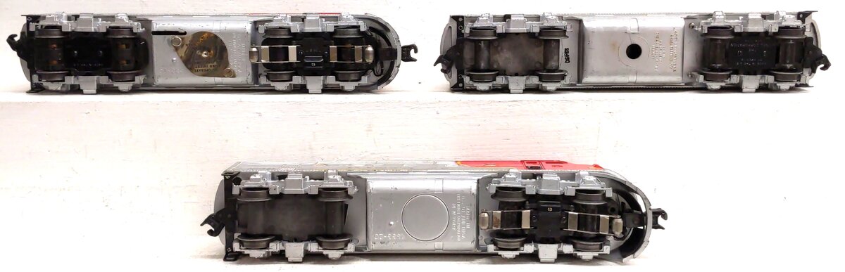 Lionel 2343 Vintage O Santa Fe F3 ABA Diesel Locomotive Set VG