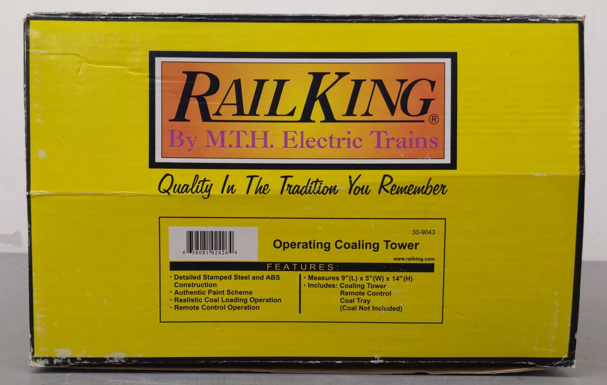 MTH 30-9043 O Operating Coaling Tower VG/Box