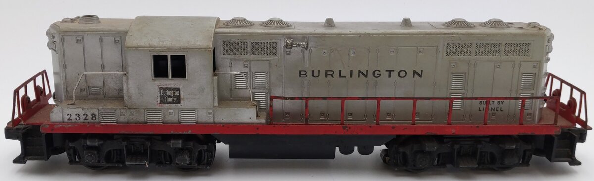 Lionel 2328 Vintage O Burlington GP-7 Powered EMD Diesel Locomotive