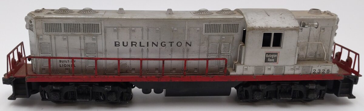 Lionel 2328 Vintage O Burlington GP-7 Powered EMD Diesel Locomotive