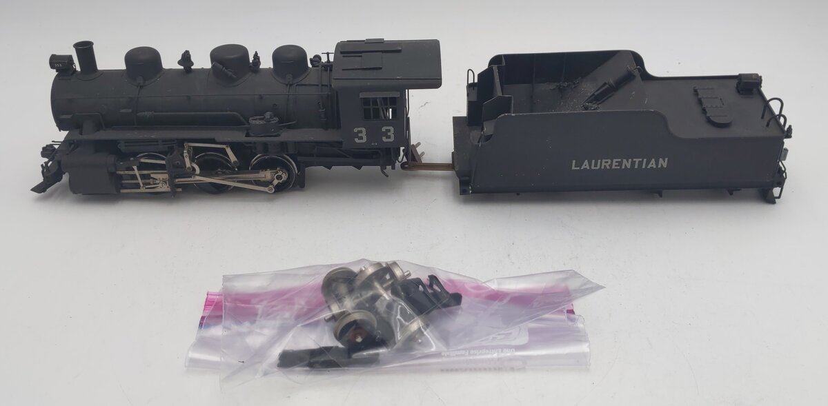 Toby O Scale 2-Rail Brass 0-6-0 USR Steam Locomotive & Tender