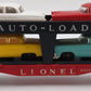 Lionel 6414 Vintage O Gauge Postwar Evans Autoloader with 4 Automobiles VG