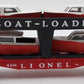 Lionel 6-19428 O Gauge PWC Boat Loader Flatcar #6416 with 4 Boats EX